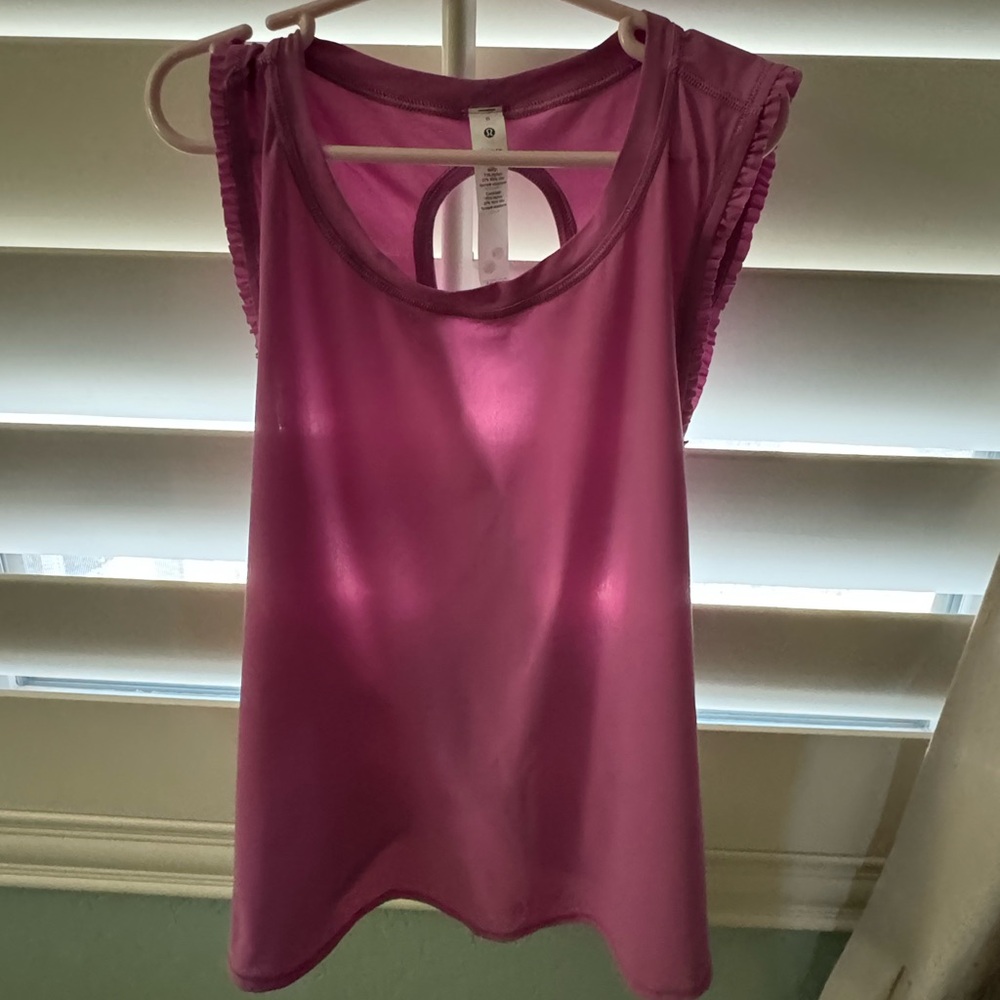 lululemon athletica Pink Sleeveless Tank Top